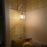 Bamboo Lantern Wall Lamp
