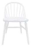 Vera Solid Oak Dining Chair - Set of 2 (White)